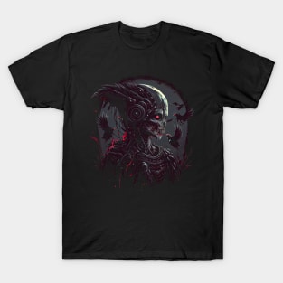 Design of skull alien T-Shirt